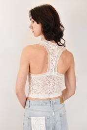 Top lingerie scollo americano