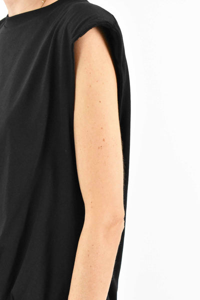 T-shirt palloncino e spalline