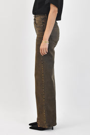 Jeans borchie straight fit