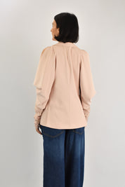 Giacca cut out pizzo