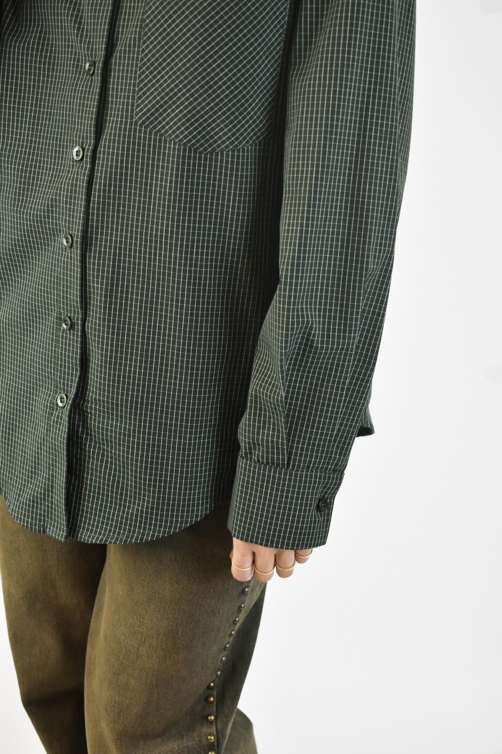 Camicia micro quadretto