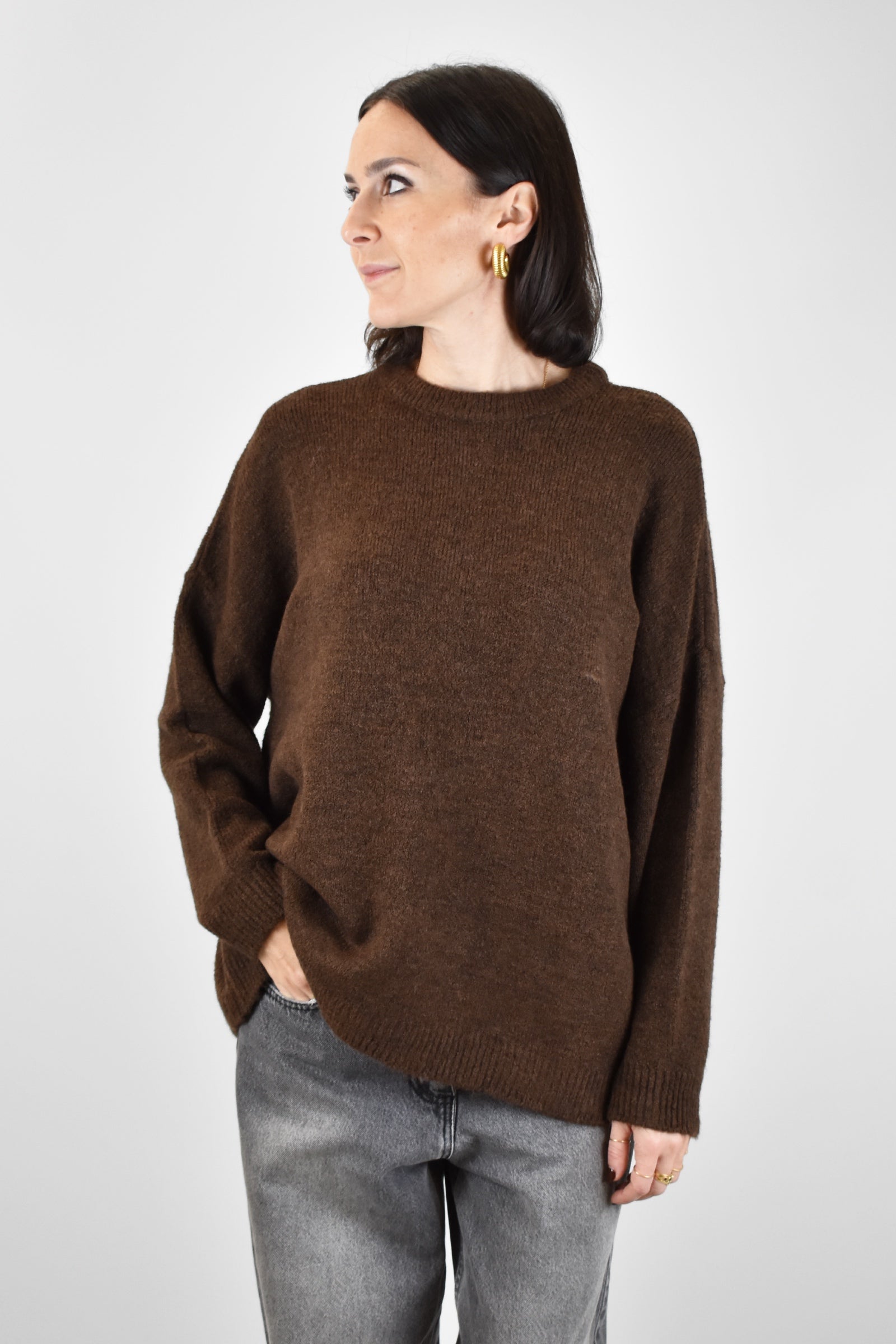 Maglia goccia dietro e pizzo