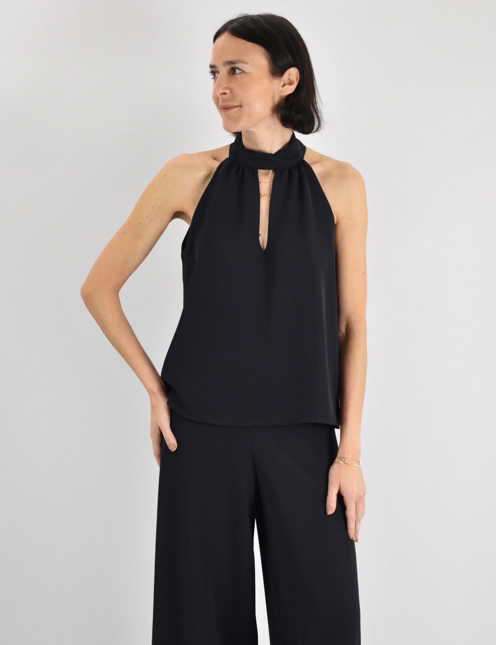 Top cady smanicato
