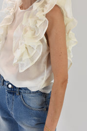 Blusa rouches