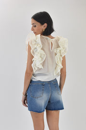 Blusa rouches