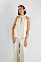 Top cady smanicato