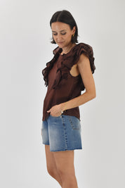 Blusa rouches