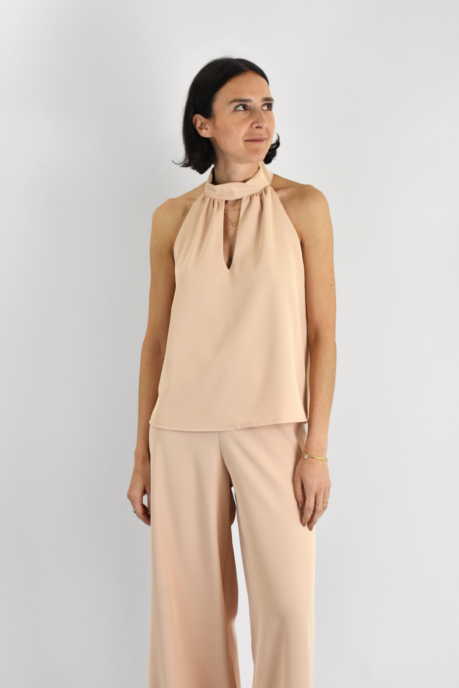 Top cady smanicato