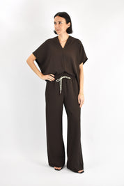 Set maglia V e pantalone