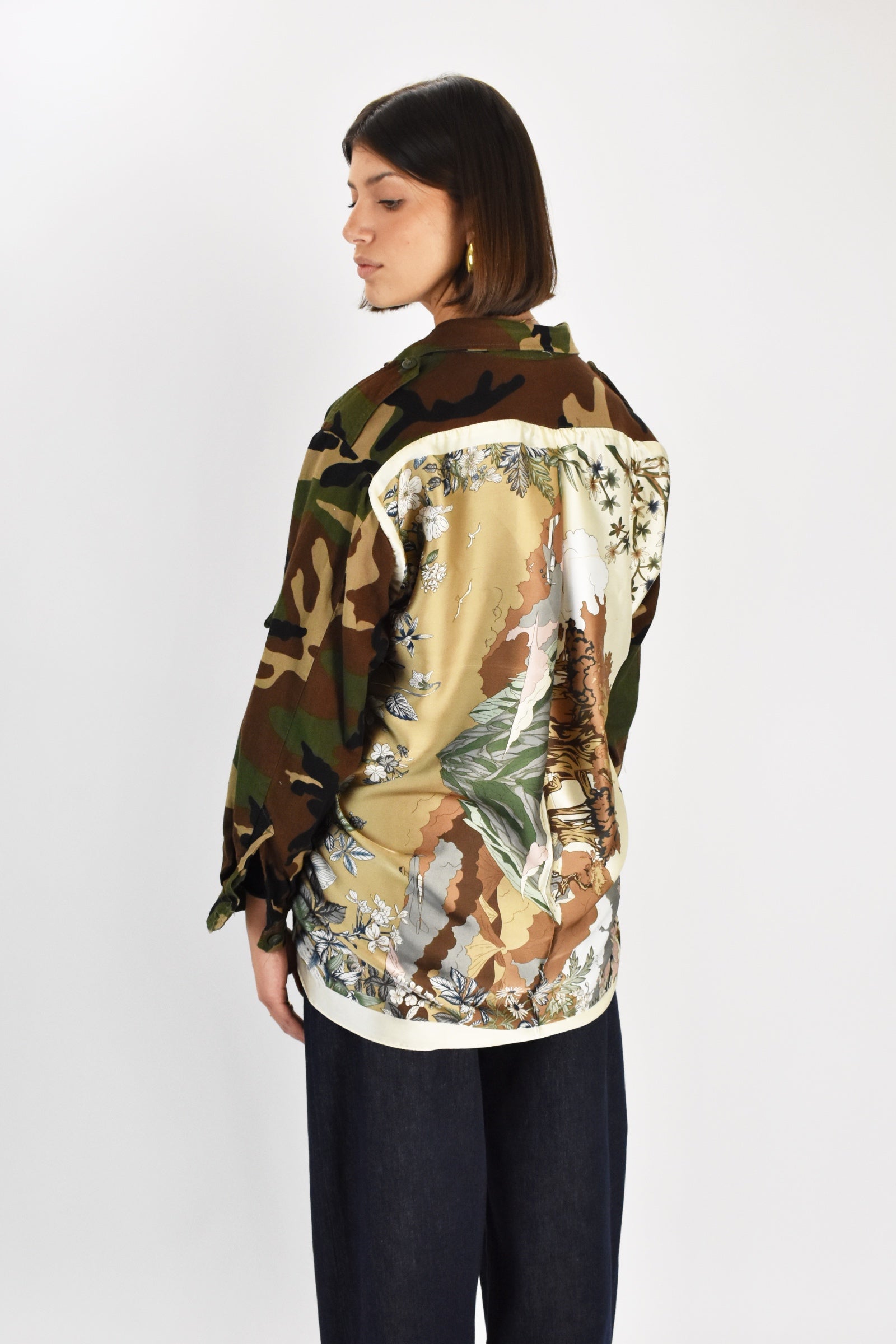Camicia mimetica foulard