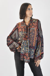 Camicia cravatta fantasia