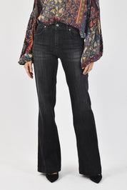 Jeans flare elasticizzato