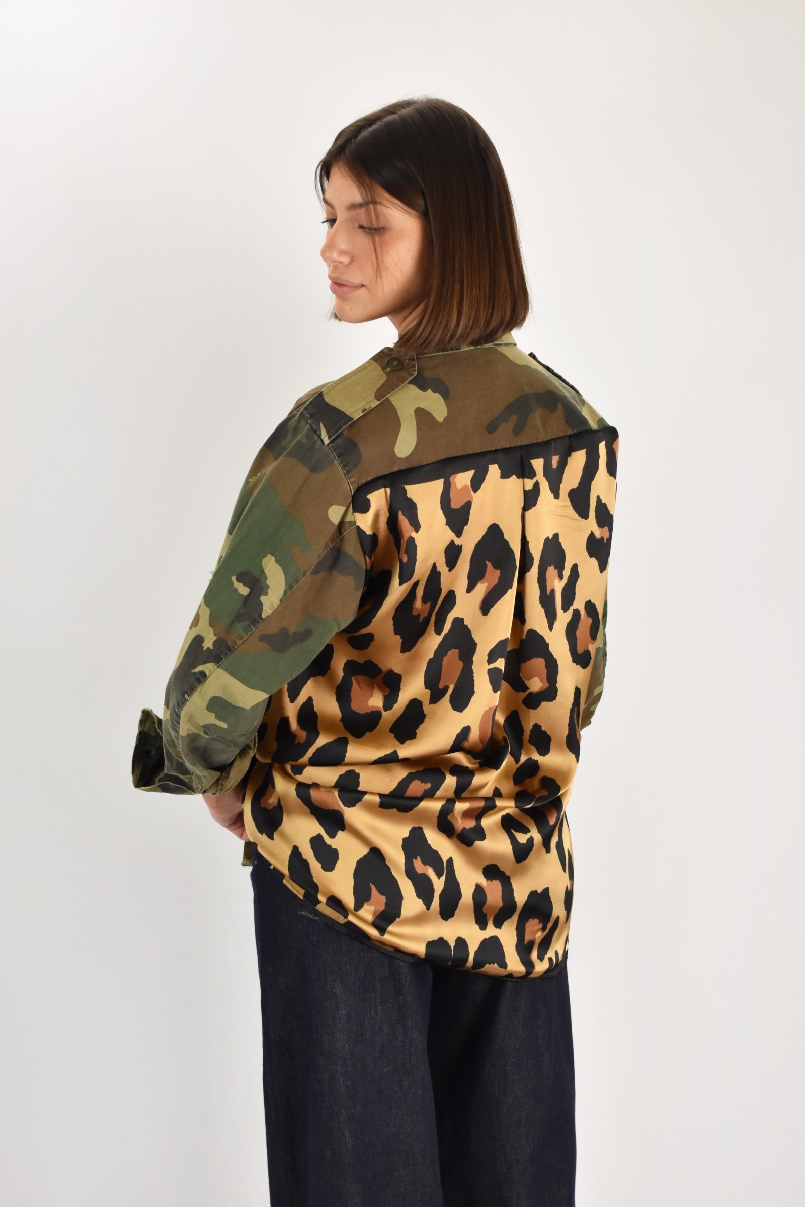 Camicia mimetica foulard