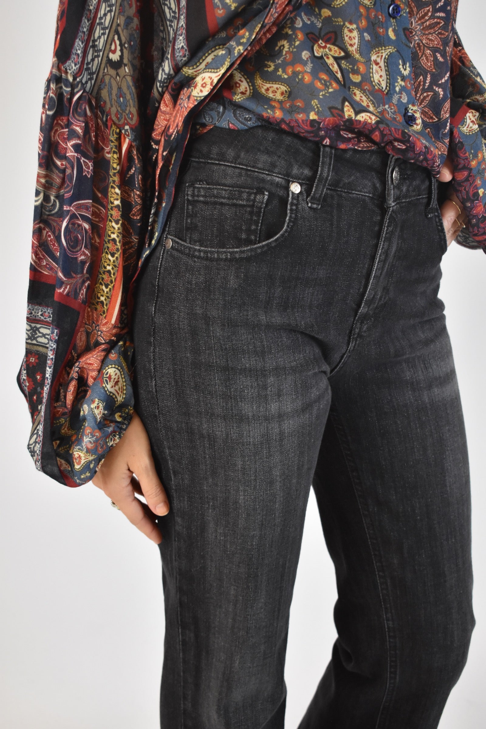 Jeans flare elasticizzato