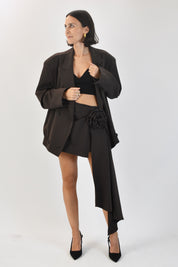 Blazer bomber doppiopetto