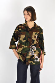 Camicia mimetica foulard