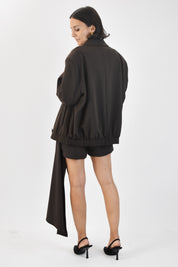Blazer bomber doppiopetto