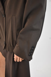 Blazer bomber doppiopetto