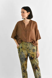 Camicia misto seta