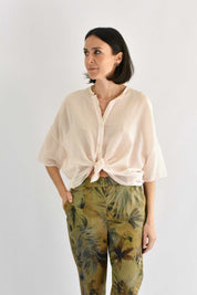 Camicia misto seta