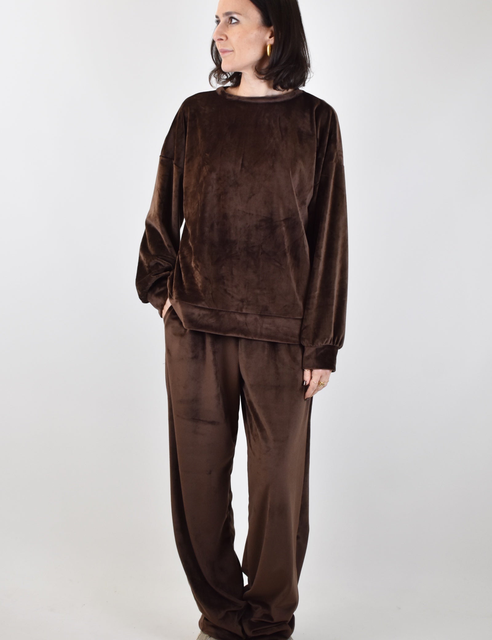 Tuta ciniglia felpa + panta