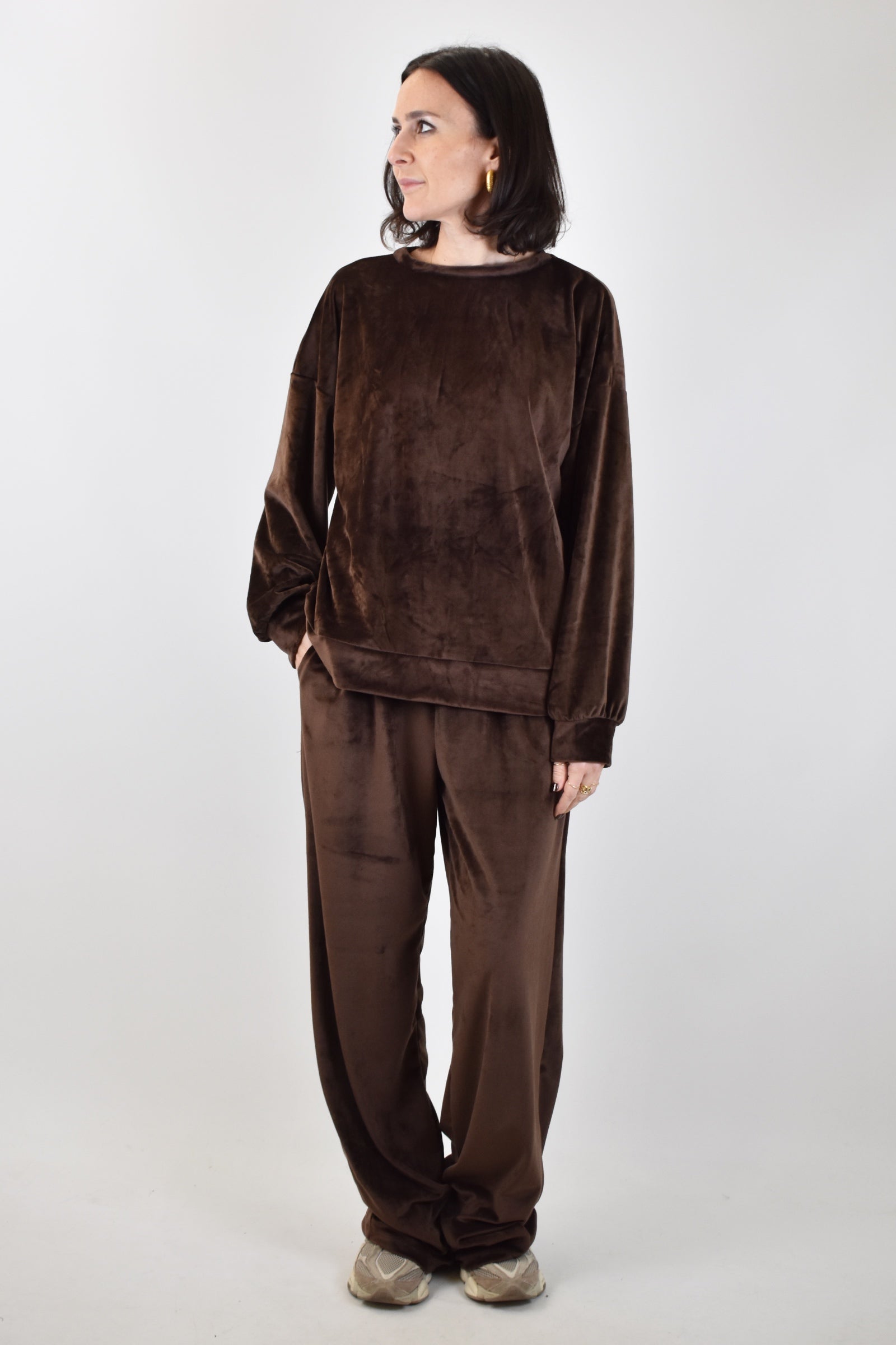 Tuta ciniglia felpa + panta