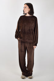 Tuta ciniglia felpa + panta