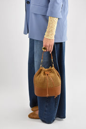 Secchiello raffia SAINT TROPEZ
