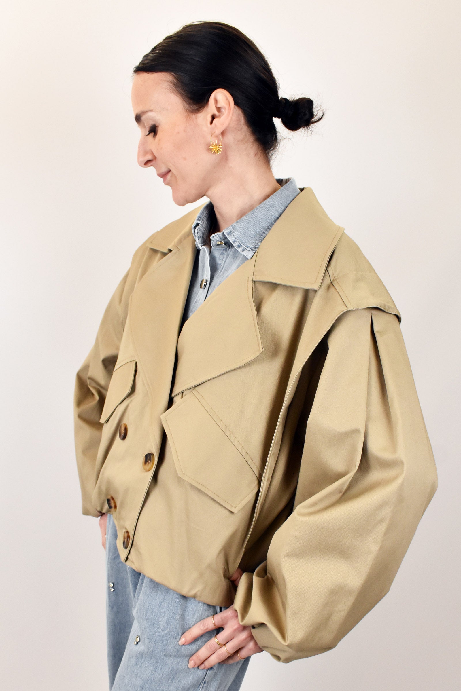 Trench bomber corto