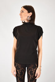 Maglietta collo  arricciato