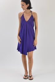 Mini dress raso