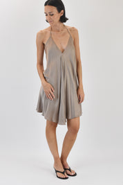 Mini dress raso