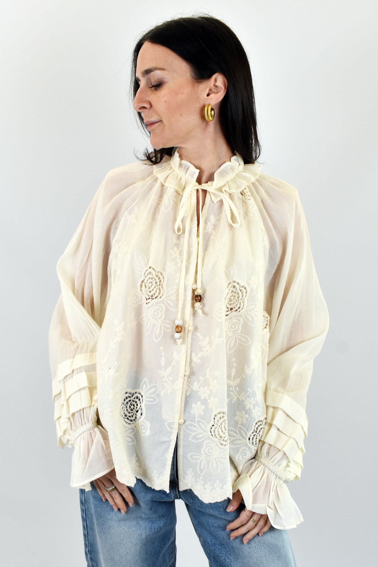 Camicia con ricami