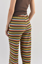 Pantalone fantasia onde