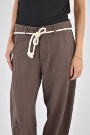 Pantalone carpenter misto lino