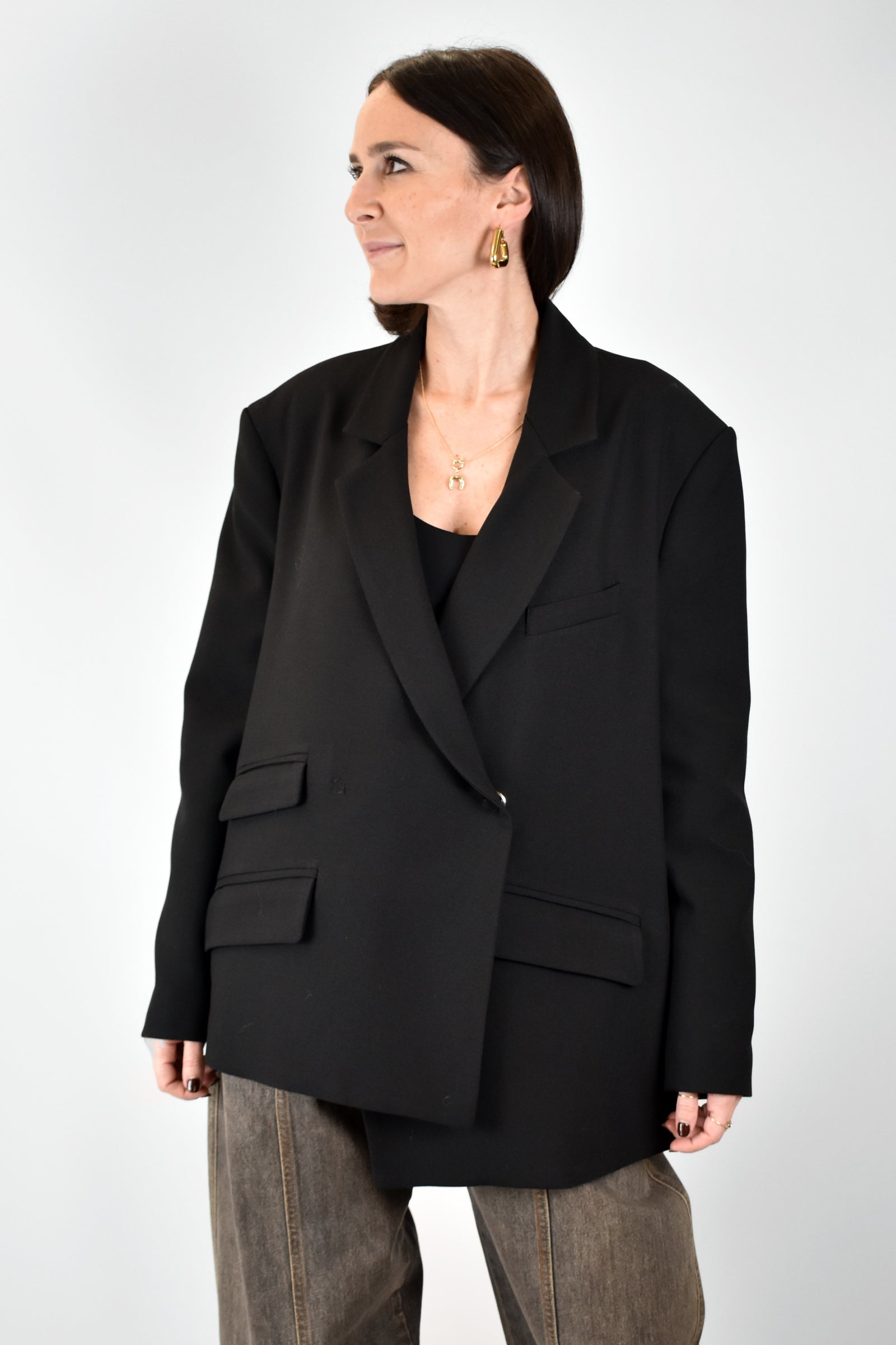 Giacca over asimmetrica