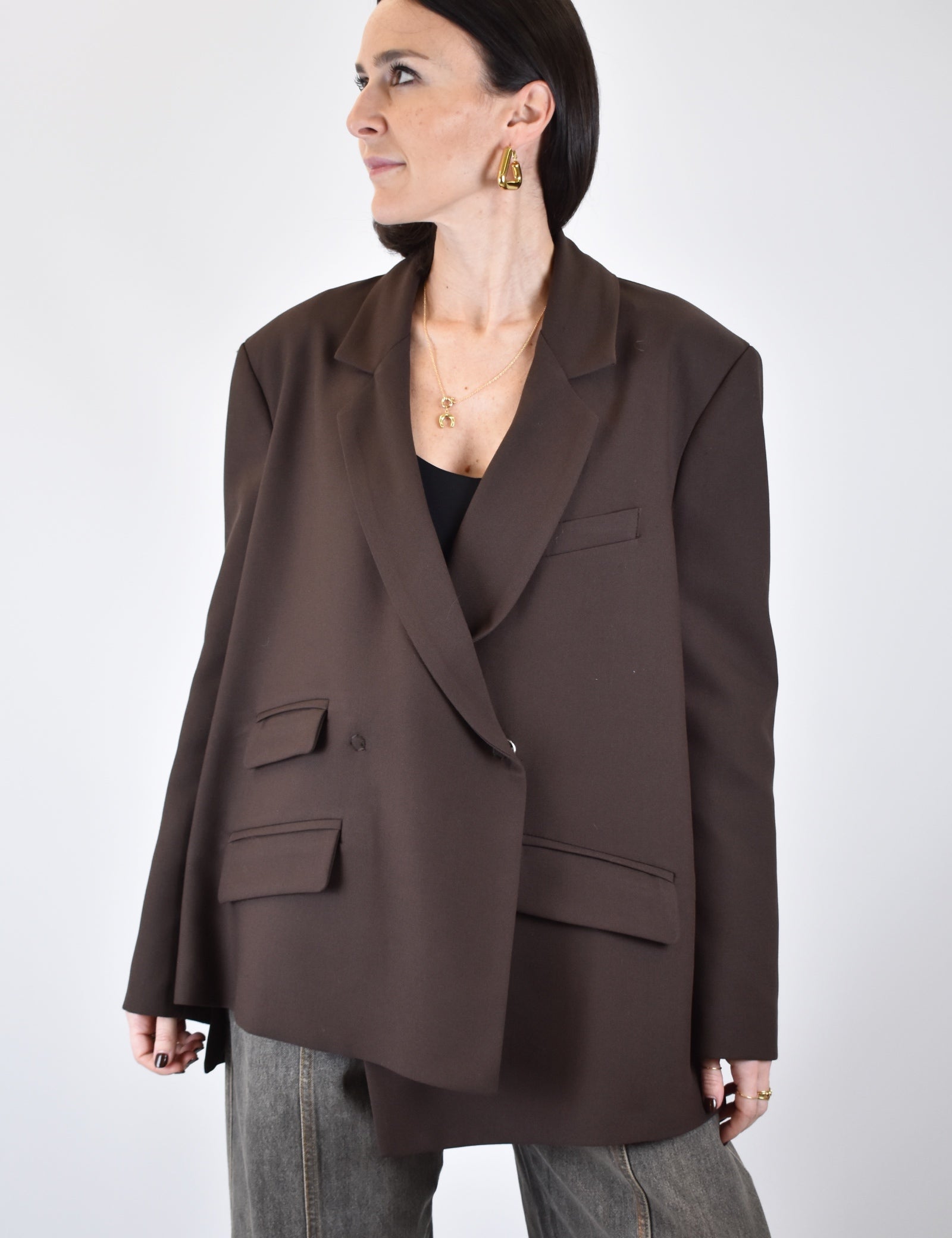 Giacca over asimmetrica