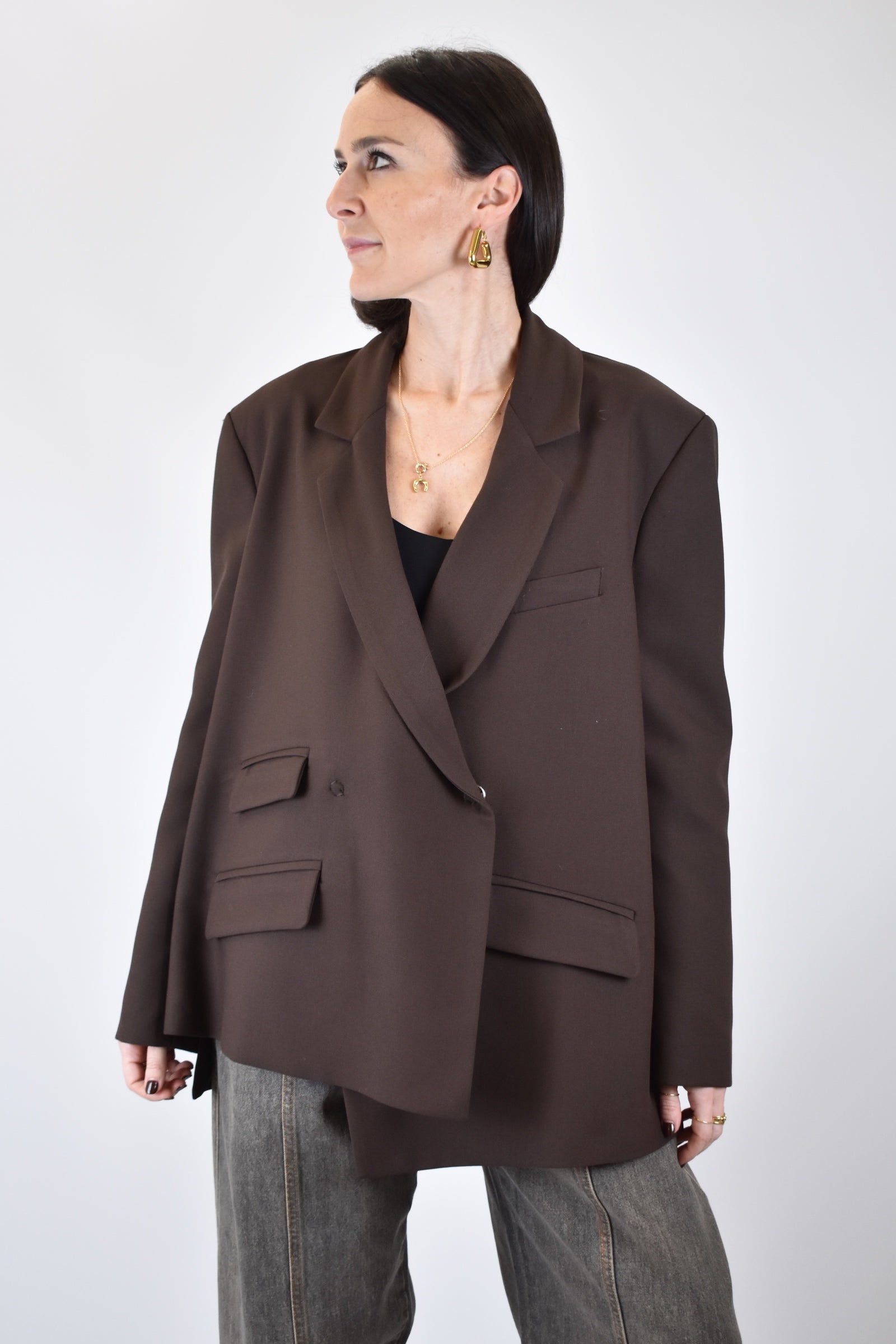 Giacca over asimmetrica