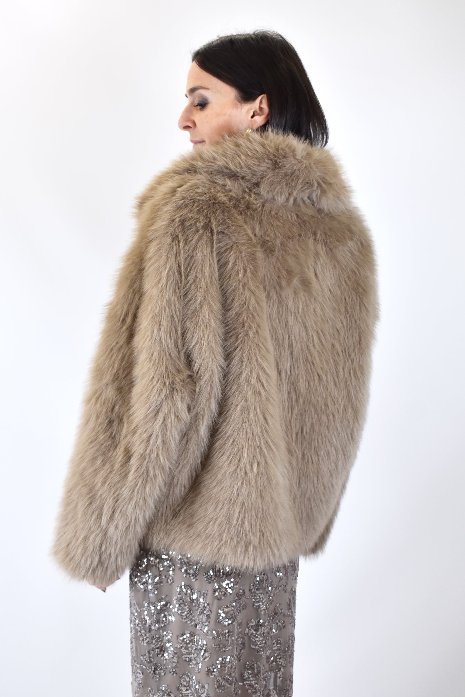 Ecopelliccia doppiopetto