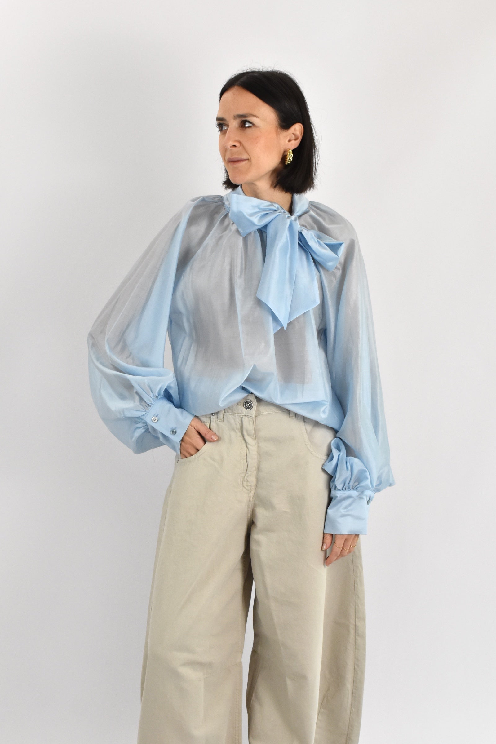 Camicia fiocco