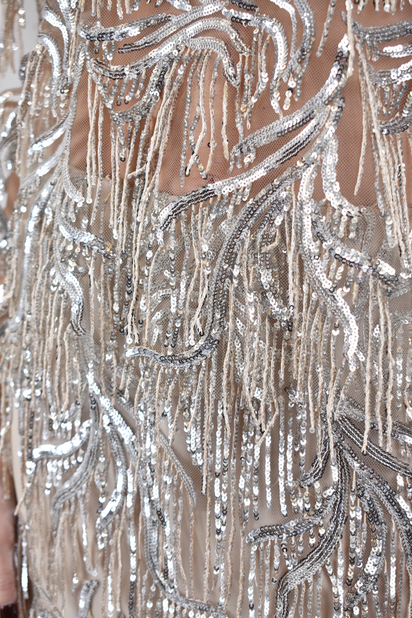 Minigonna fili paillettes