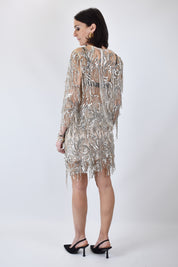 Minigonna fili paillettes