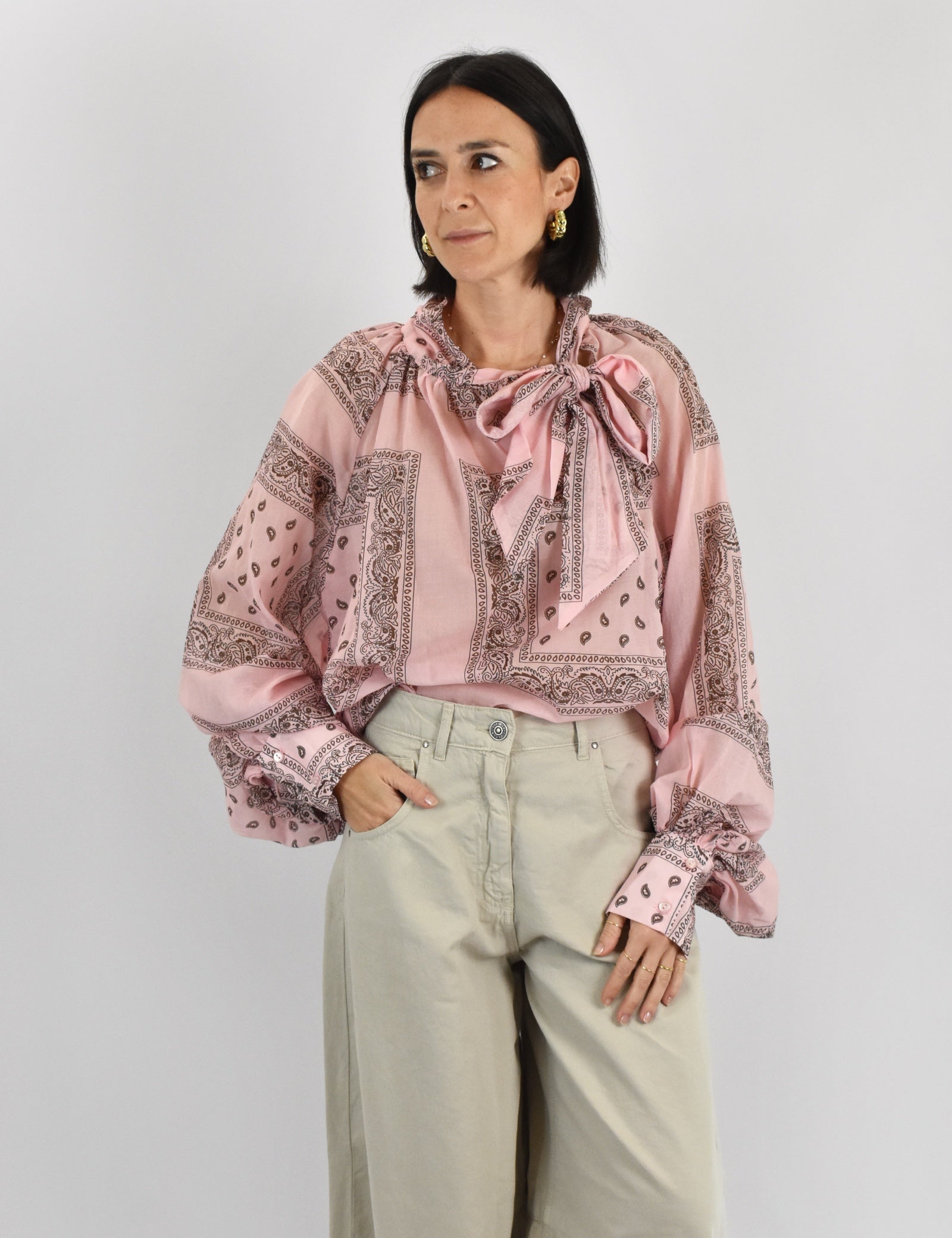 Camicia fiocco bandana
