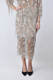 Longuette fili paillettes