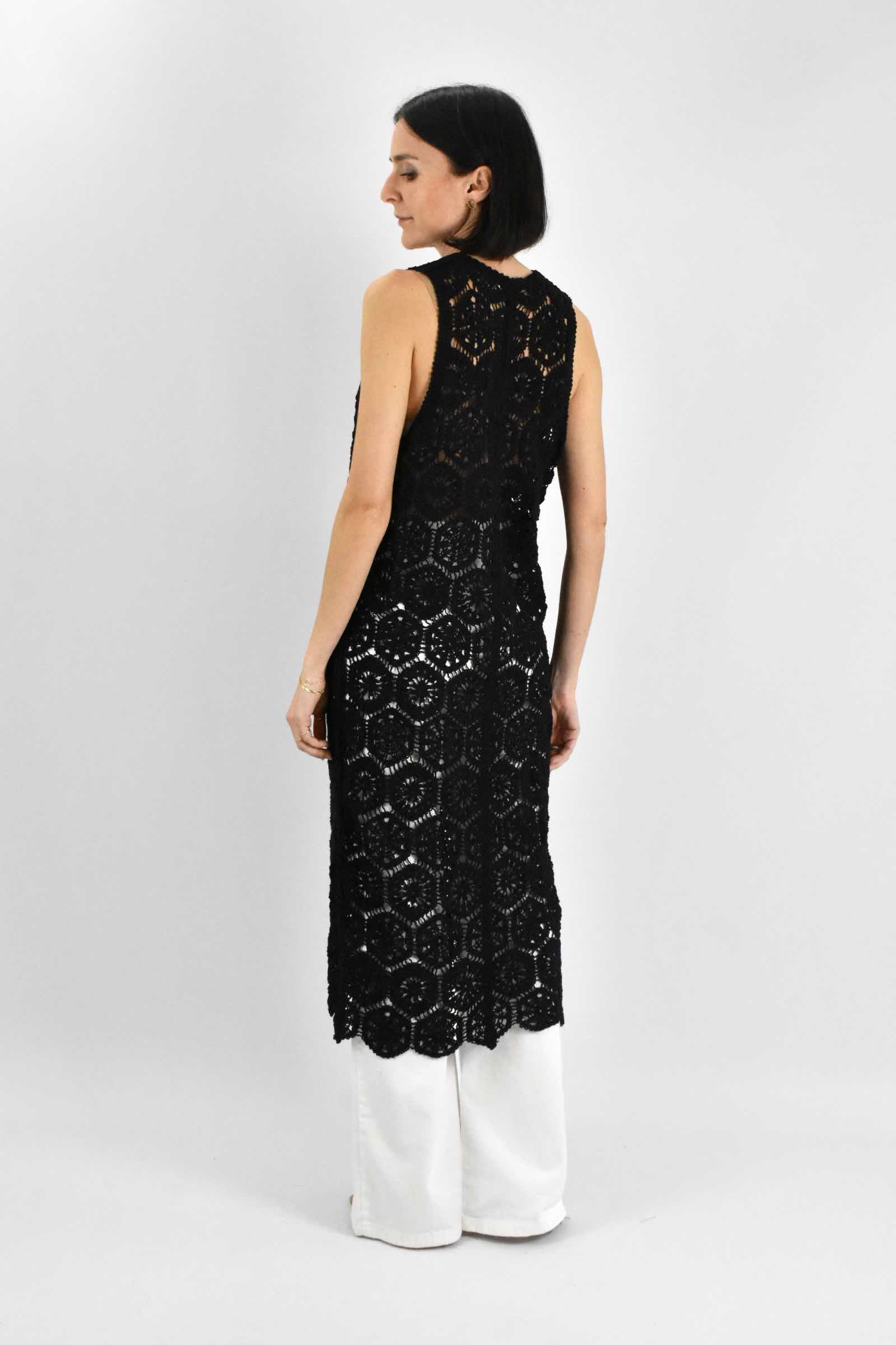 Abito lungo crochet
