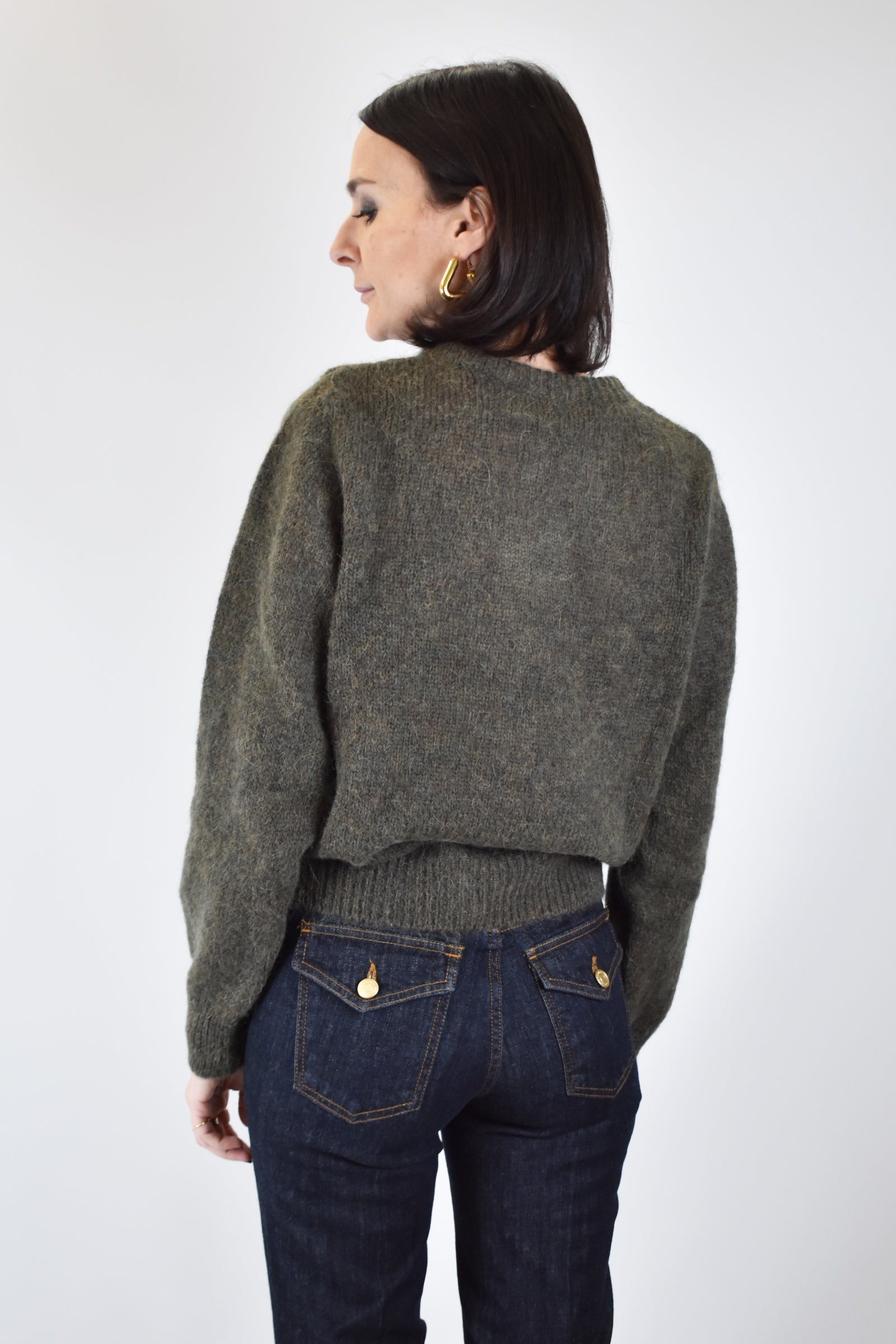 Cardigan misto lana e alpaca