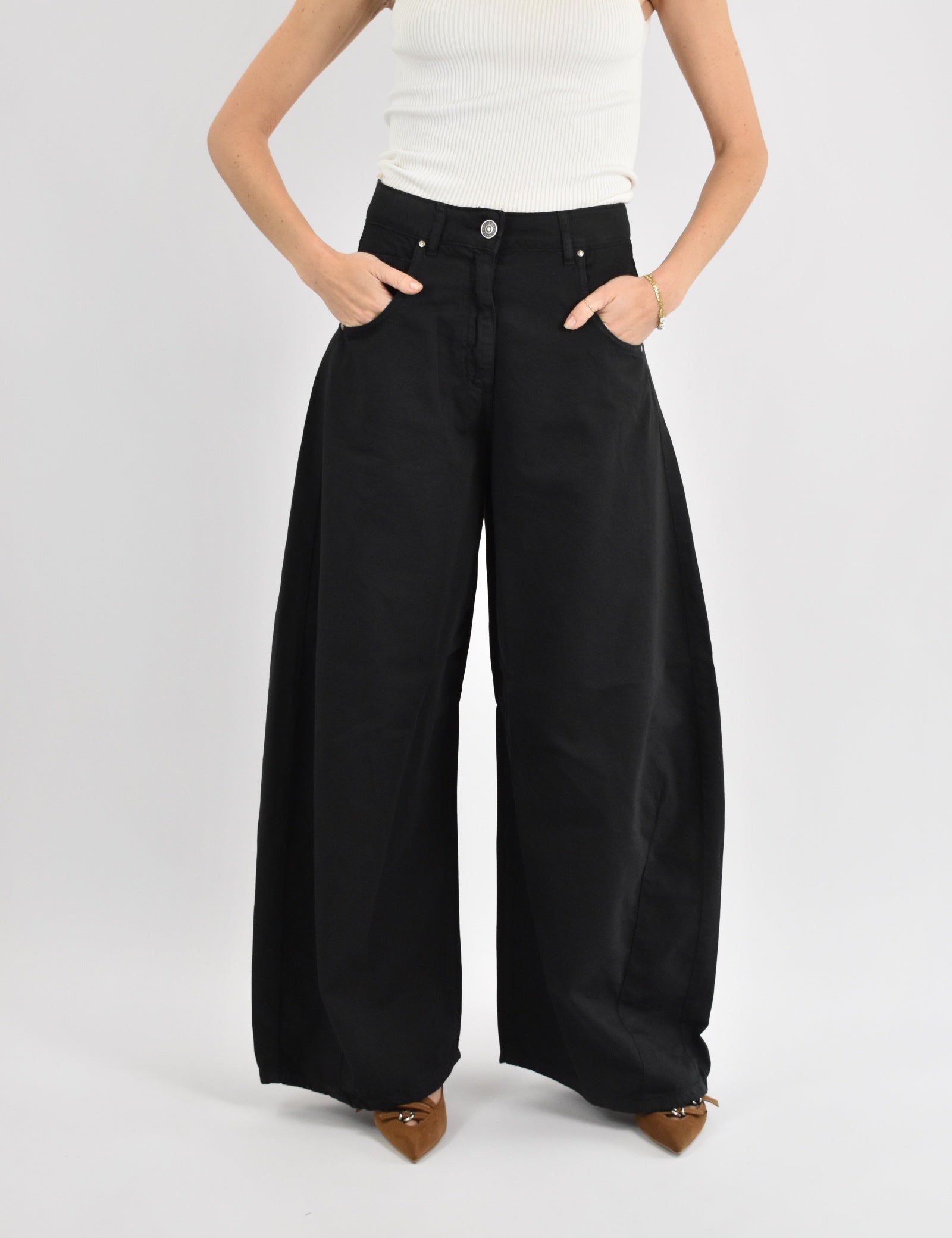 Pantalone IRIDE balloon cotone