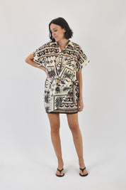 Camicia annodata fantasia