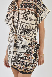 Camicia annodata fantasia