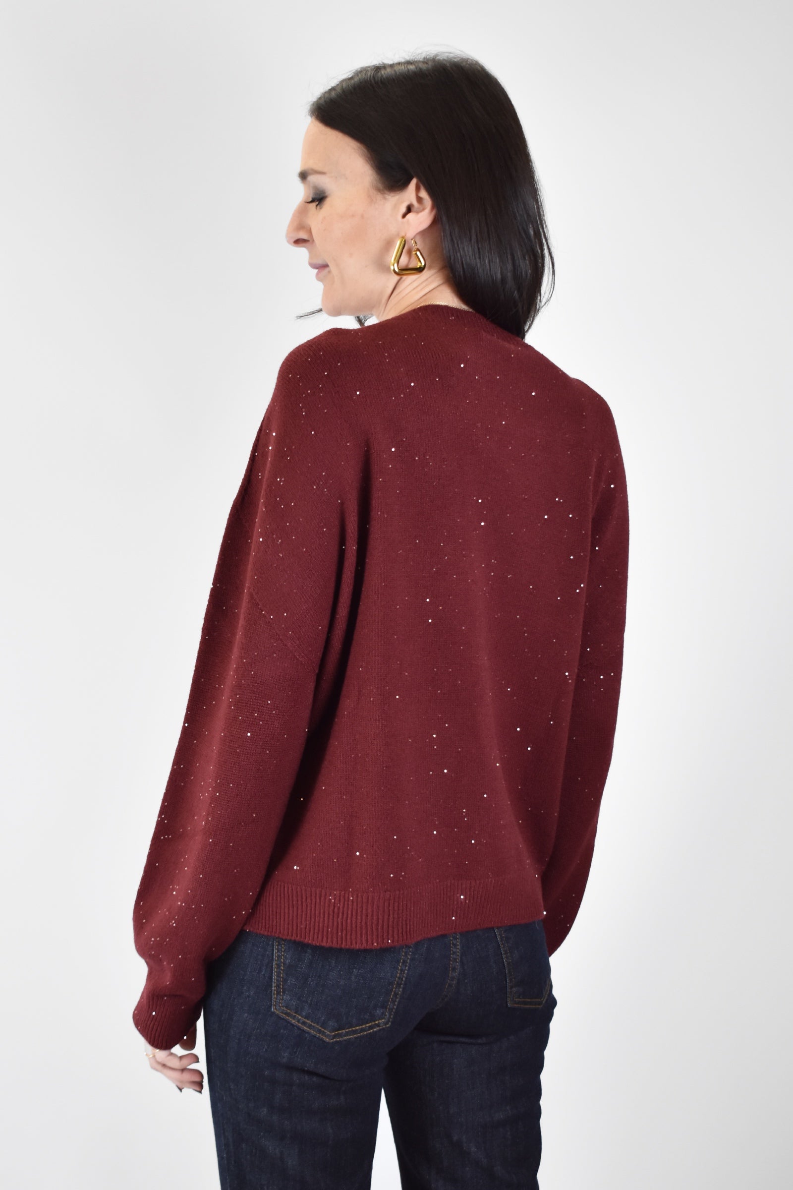 Girocollo micro paillettes